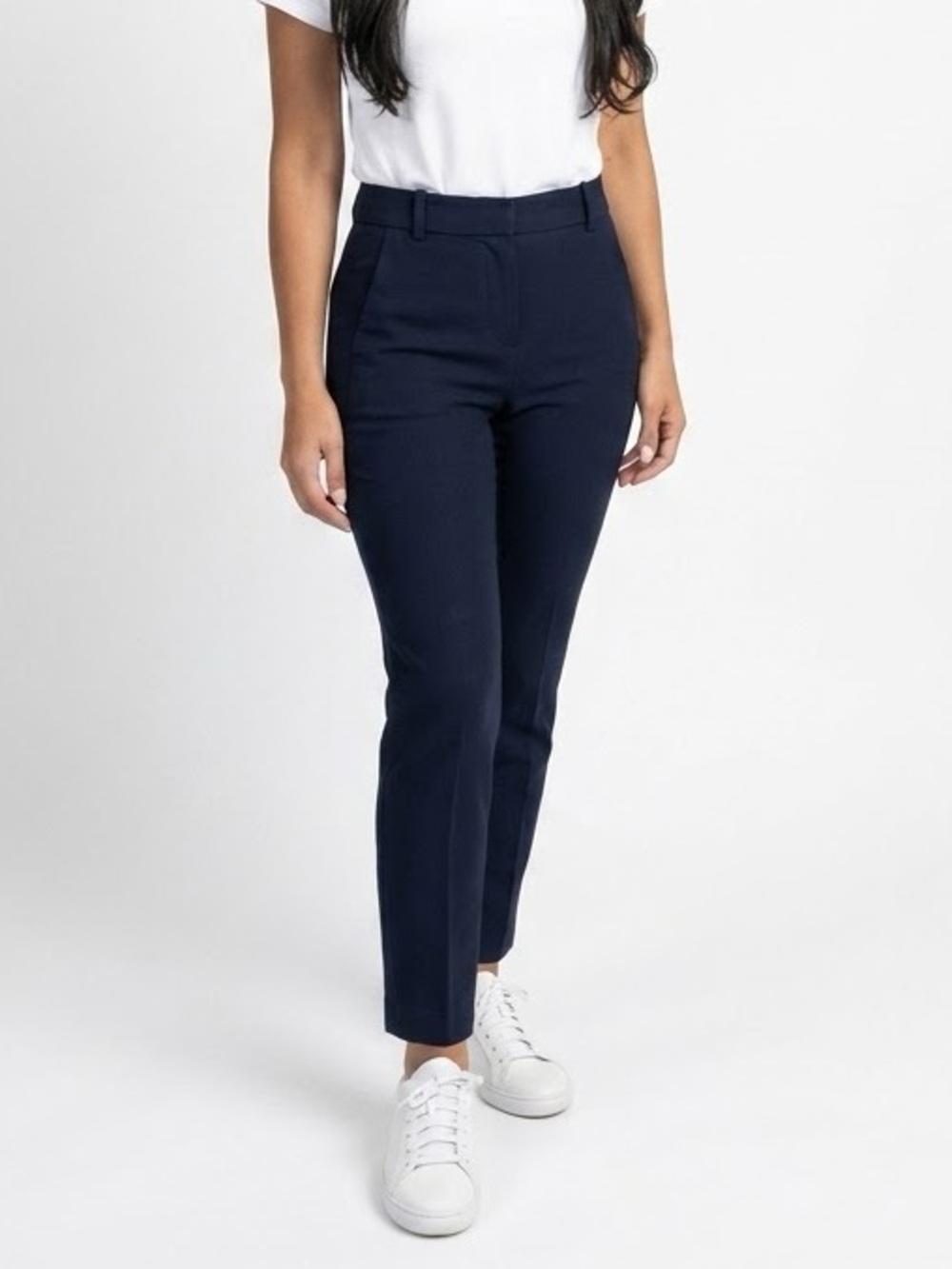 🌸 J Crew Women’s Navy Blue Straight Leg Women's Ankle Pants Size 2